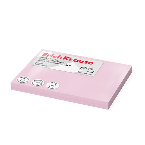 Picture of EK STICKY NOTES 100X75MM PINK
